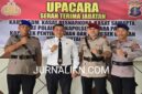 Keterangan foto: Tiga dari kiri, Kasat Narkoba Polres Kutai Barat yang baru, AKP Deky Jonathan Sasiang, Kamis, (4/12/2025)