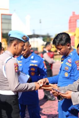 Polres Kutim Gelar Gaktibplin, Perkuat Disiplin dan Profesionalisme Personel