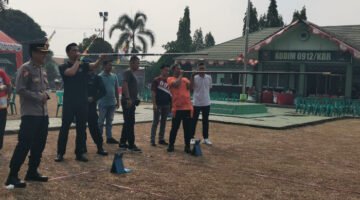 Semarak HUT ke-81 TNI: Kodim 0912/Kubar Gelar Lomba Menyumpit, Lestarikan Olahraga Tradisional Dayak